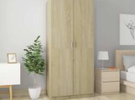 main image for ad Wardrobe Sonoma Oak 90x52x200 cm Chipboard