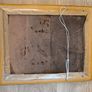 wall art vintage framed needlepoint tapestry Pryer Virgin Mary Holly Madonna Image 3