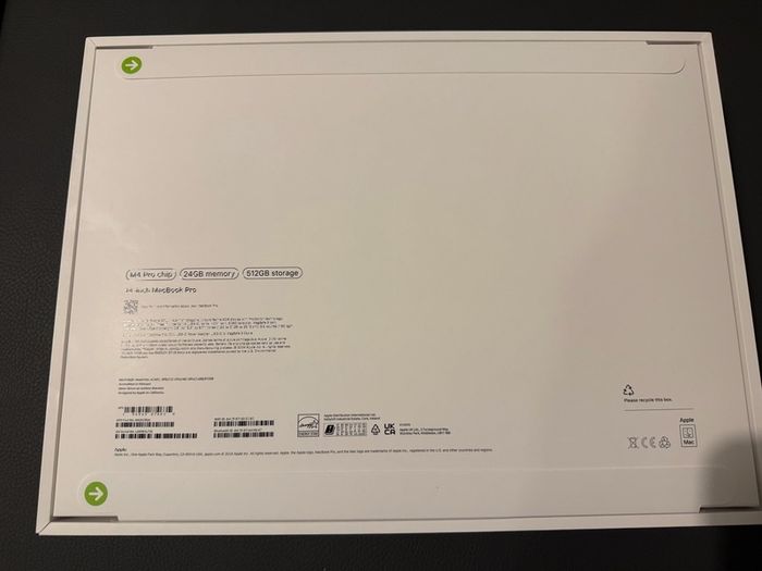MacBook Pro 14-inch 24/512GB (M4 Pro 2025 IRISH STOCK)Brand New Sealed 1 year Apple Warranty RECEIPT