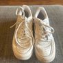 UK 13.5 Nike white trainers Image 5