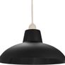 Retro Designed Matt White Curved Metal Ceiling Pendant Light Shade | 60w Maximum | 29cm Diameter (FREE POSTAGE) Image 4