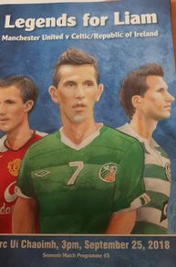 Liam miller tribute programme from the game in cork