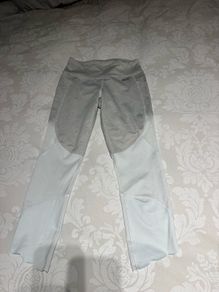 Abercrombie & Fitch Women's White and Grey Leggings - size XS