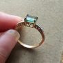 9ct Gold Green Tourmaline Ring Image 5