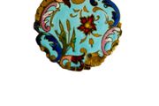 18thC French Champleve Button-Top