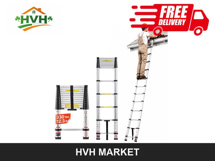 3.8m Telescopic Aluminium Ladder