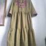 Monsoon East Janelle Cord Dress Size Uk 16 Image 2