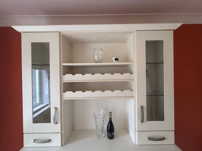 Kitchen Dresser / Display Cabinet with Storage