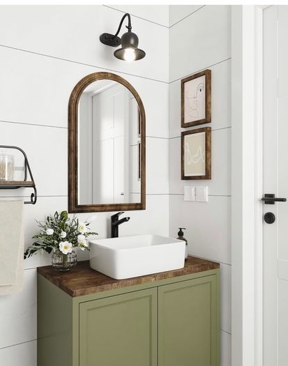 White Rectangular Countertop Sink 40.5x30.5x13cm Countertop Basin, Smooth Glazed Surface, Cloakroom & Toilet Use, Easy Clean, Modern Bathroom Design