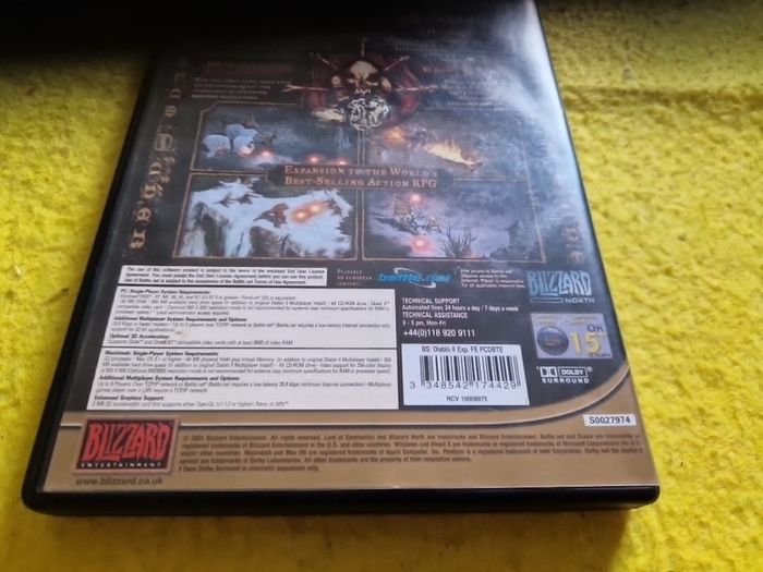 Diablo II 2 Expanded set Lord of Destruction Pc Mac cd rom