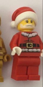 Lego Christmas Santa mini figure