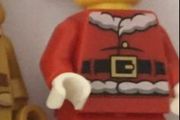 Lego Christmas Santa mini figure