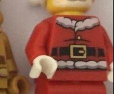 Lego Christmas Santa mini figure