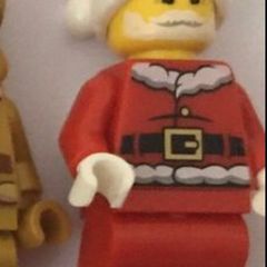 Lego Christmas Santa mini figure