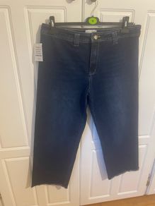 ladies dark wash jeans