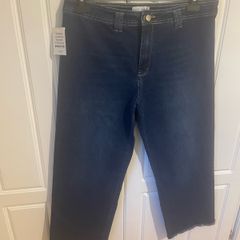 ladies dark wash jeans