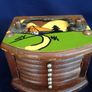 Vintage Wooded Coaster Set Image 3