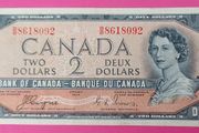 CANADA 1954 Two Dollar banknote in uncirculated condition