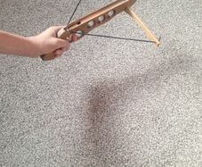 Wooden handcrafted cork gun