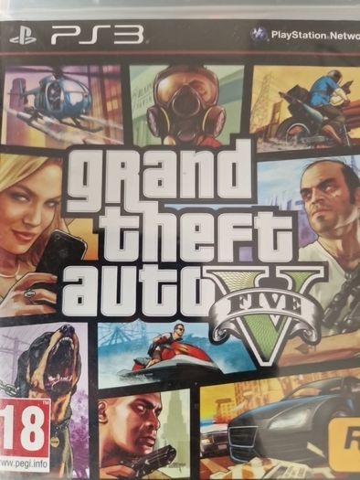 Grand Theft Auto V Five 5 PlayStation3 Ps3 Games Original