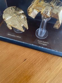 Star Wars 24k Gold Plated Models