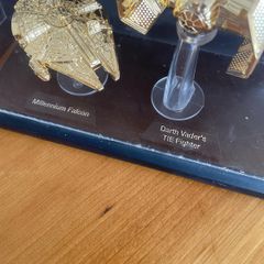 Star Wars 24k Gold Plated Models