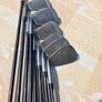 golf stand bag and clubs Image 6