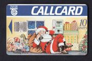 1993 Ireland 10 Unit Christmas Callcard wishing their customers a Happy Christmas (Schlumberger) Call Card Used. Telecom Eireann card number 1054