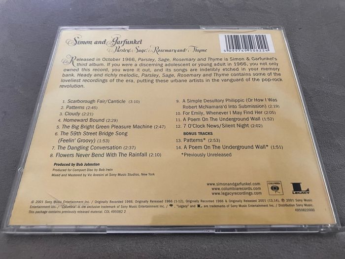 SIMON  &  GARFUNKEL  -  Parsley, Sage, Rosemary and Thyme  CD