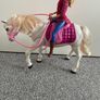 Barbie dream horse and doll Image 2