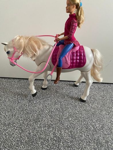 Barbie dream horse and doll