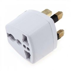 Universal Travel Adapter - EU to UK Converter Plug - 4841