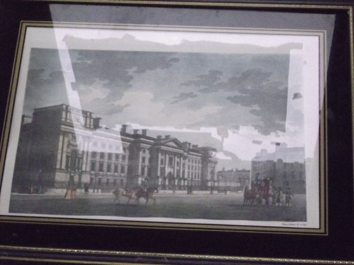 a lovely vintage picture of trinity college by james malton