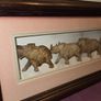 Chichewa Tribe Carved Wooden African Big 5 Animals Shadow Box Image 6