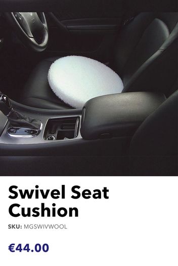 35 X Memory Foam Swivel Seat Mobility Cushion Job Lot