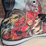 CONVERSE THE FLASH Hi tops canvas trainers runners Size UK 7 EU 40 mens women unisex DC COMICS Image 9
