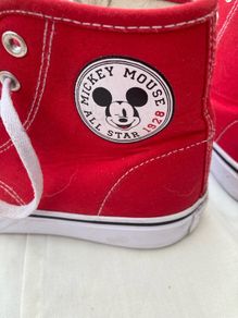 Canvas trainers. Sneakers Casual Red size 4
