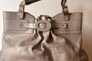 New Anya Hindmarch heritage leather bag, dove grey