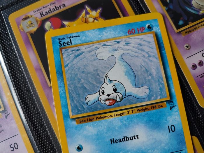 Seel ! from Base Set 2 ! RARE Near Mint - Mint Condition ! 2000 ! Vintage Pokemon Card !