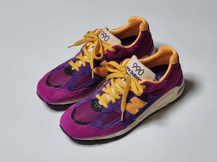 Rare Genuine New Balance 'Lakers' M990PY2 Mens Shoes EU 45