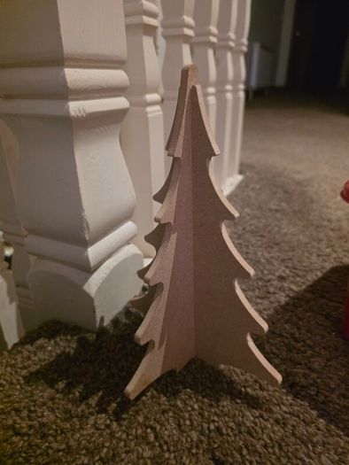 wooden xmas tree