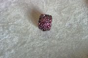 Pandora  honeysuckle pink shimmering droplet charm very good condition