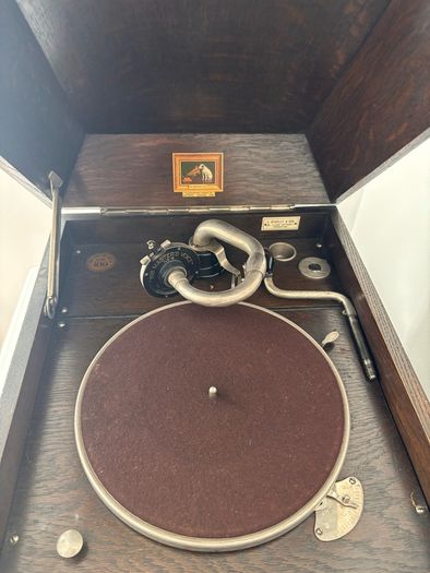 Antique HMV Gramaphone Box