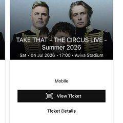 take that tickets