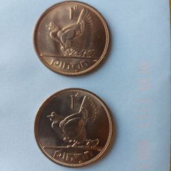 2 x 1668 1d penny's uncirculated