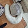 U-Shaped Maternity Pregnancy Pillow + Extra Grey Cover Image 2