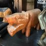 Vintage Carved wooden figures c1970 Image 5