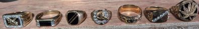 Mens Gold Lot or separately