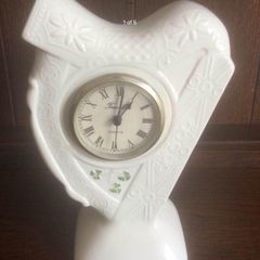 Donegal China Harp Clock
