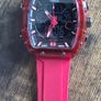 Sanda Lognce analogue-digital sports watch - red Image 2